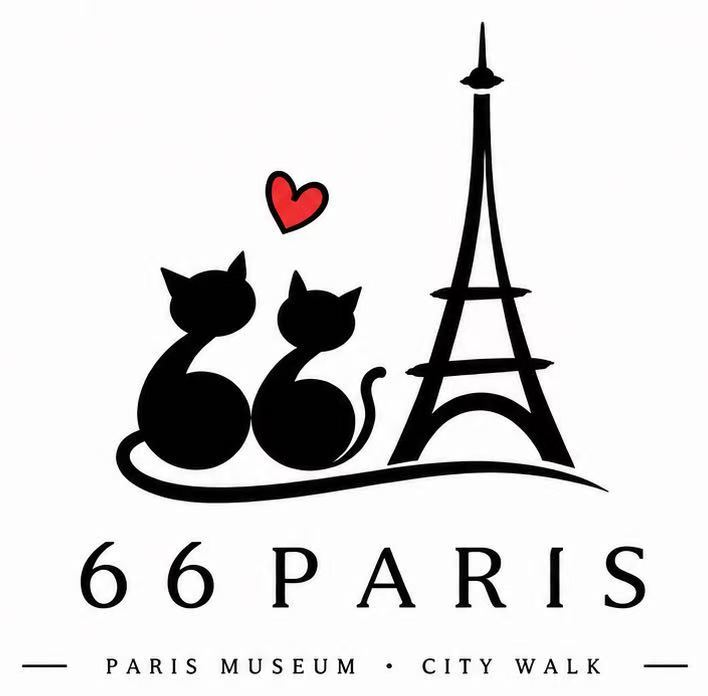 66 PARIS,双猫与埃菲尔铁塔标志